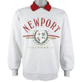 Vintage (Jerzees) - New Port Beach, California Sweatshirt 1992 Medium Vintage Retro