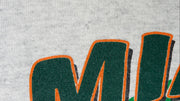 NCAA (Tultex) - Miami Hurricane Spell-Out Sweatshirt 1990s Large Vintage Retro Football College 