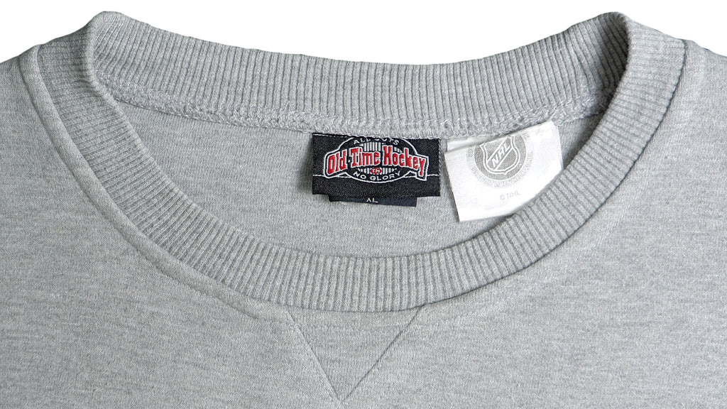 NHL (Old Time Hockey) - Columbus Blue Jackets Crew Neck Sweatshirt 1990s X-Large Vintage Retro Hockey