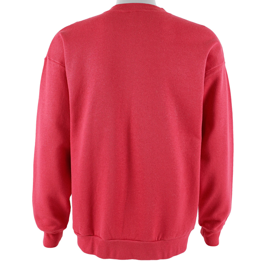 NHL (Logo 7) - New Jersey Devils Crew Neck Sweatshirt 1990s Large Vintage Retro Hockey