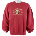 NCAA (Russell Athletic) - Florida State Seminoles Crew Neck Sweatshirt 1999 X-Large Vintage Retro Football College