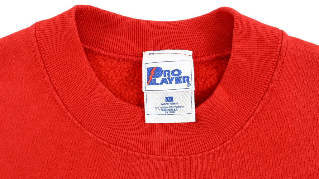 NFL (Pro Player) - Kansas City Chiefs Crew Neck Sweatshirt 1990s Large Vintage Retro Football