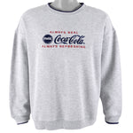 Vintage - Coca-Cola, Always Real Crew Neck Sweatshirt 1990s Large Vintage Retro