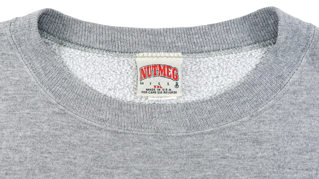 NFL (Nutmeg) - Michigan Wolverines Crew Neck Sweatshirt 1997 XX-Large Vintage Retro Football