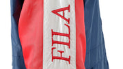 FILA - Reversible Big Spell-Out Hooded Jacket 1990s Large Vintage Retro