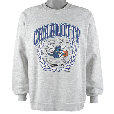 NBA (Jerzees) - Charlotte Hornets Crew Neck Sweatshirt 1988 X-Large