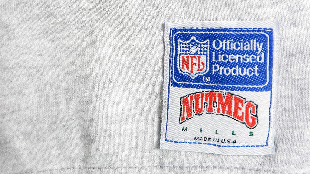 NFL (Nutmeg) - New York Giants Crew Neck Sweatshirt 1990 Large Vintage Retro Football