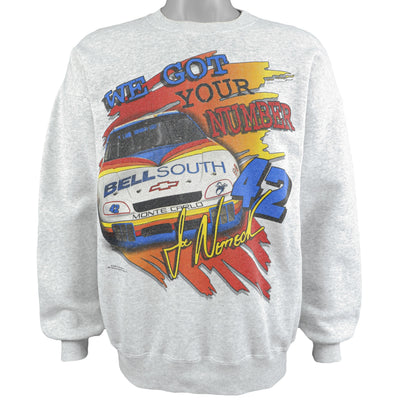 NASCAR (Hanes) - Joe Nemecheck #42 Crew Neck Sweatshirt 1997 Large