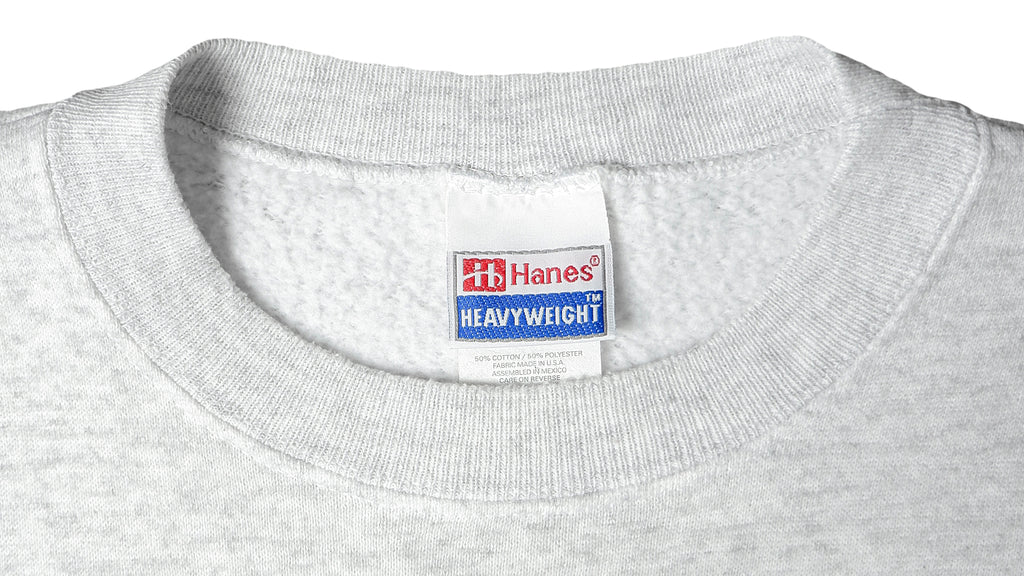 NASCAR (Hanes) - Joe Nemecheck#42, Bell South Car Crew Neck Sweatshirt 1997 Large Vintage Retro 