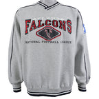 NFL (Lee) - Atlanta Falcons V-Neck Sweatshirt 1990s Medium Vintage Retro Football