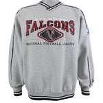 NFL (Lee) - Atlanta Falcons V-Neck Sweatshirt 1990s Medium Vintage Retro Football