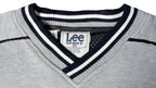NFL (Lee) - Atlanta Falcons V-Neck Sweatshirt 1990s Medium Vintage Retro Football