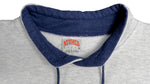 NFL (Nutmeg) - Michigan Wolverines Spell-Out Sweatshirt 1990s Large Vintage Retro Football