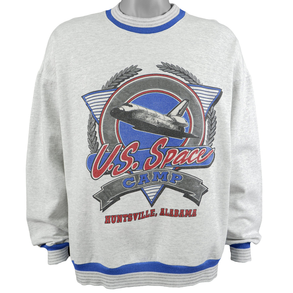 Vintage (Sherrys) - U.S. Space Camp Spell-Out Sweatshirt 1990s X-Large Vintage Retro