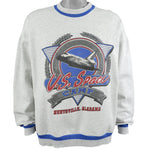 Vintage (Sherrys) - U.S. Space Camp Spell-Out Crew Neck Sweatshirt 1990s X-Large