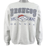 NFL - Denver Broncos Deadstock Crew Neck Sweatshirt 1990s Large Vintage Retro Football