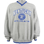 NCAA - Kentucky Wildcats Spell-Out Sweatshirt 1990s X-Large Vintage Retro Football College