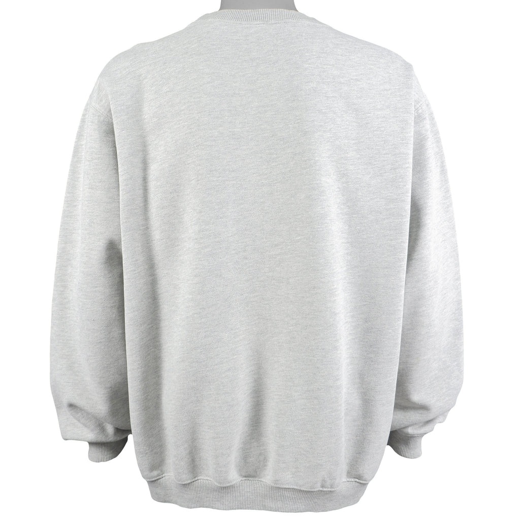 Vintage - Grey ESPN Collection Crew Neck Sweatshirt 1990s X-Large Vintage Retro