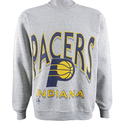 NBA (Jostens) - Indiana Pacers Crew Neck Sweatshirt 1990s Medium