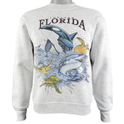 Vintage - Jupiter, Florida Crew Neck Sweatshirt 1990s Medium Vintage Retro