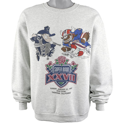 NFL - Super Bowl XXVII Cowboys VS Bills Crew Neck Sweatshirt 1993 X-Large