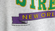 Vintage - Bourbon Street, New Orleans Crew Neck Sweatshirt 1990 X-Large Vintage Retro