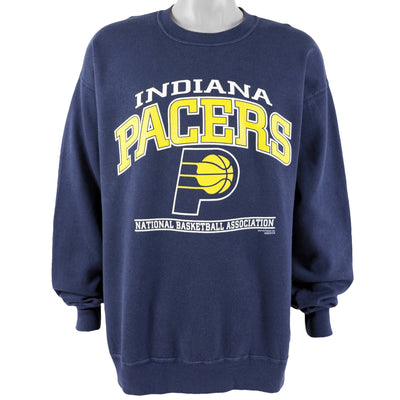 NBA (Lee) - Indiana Pacers Crew Neck Sweatshirt 1990s Large