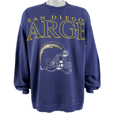 NFL (Hanes) - San Diego Chargers Crew Neck Sweatshirt 1993 X-Large