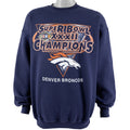 NFL (Tultex) - Denver Broncos Crew Neck Sweatshirt 1998 X-Large Vintage Retro Football