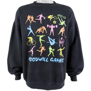 Vintage (Ultra Sweats) - Goodwill Games Spell-Out Crew Neck Sweatshirt 1990 X-Large Vintage Retro