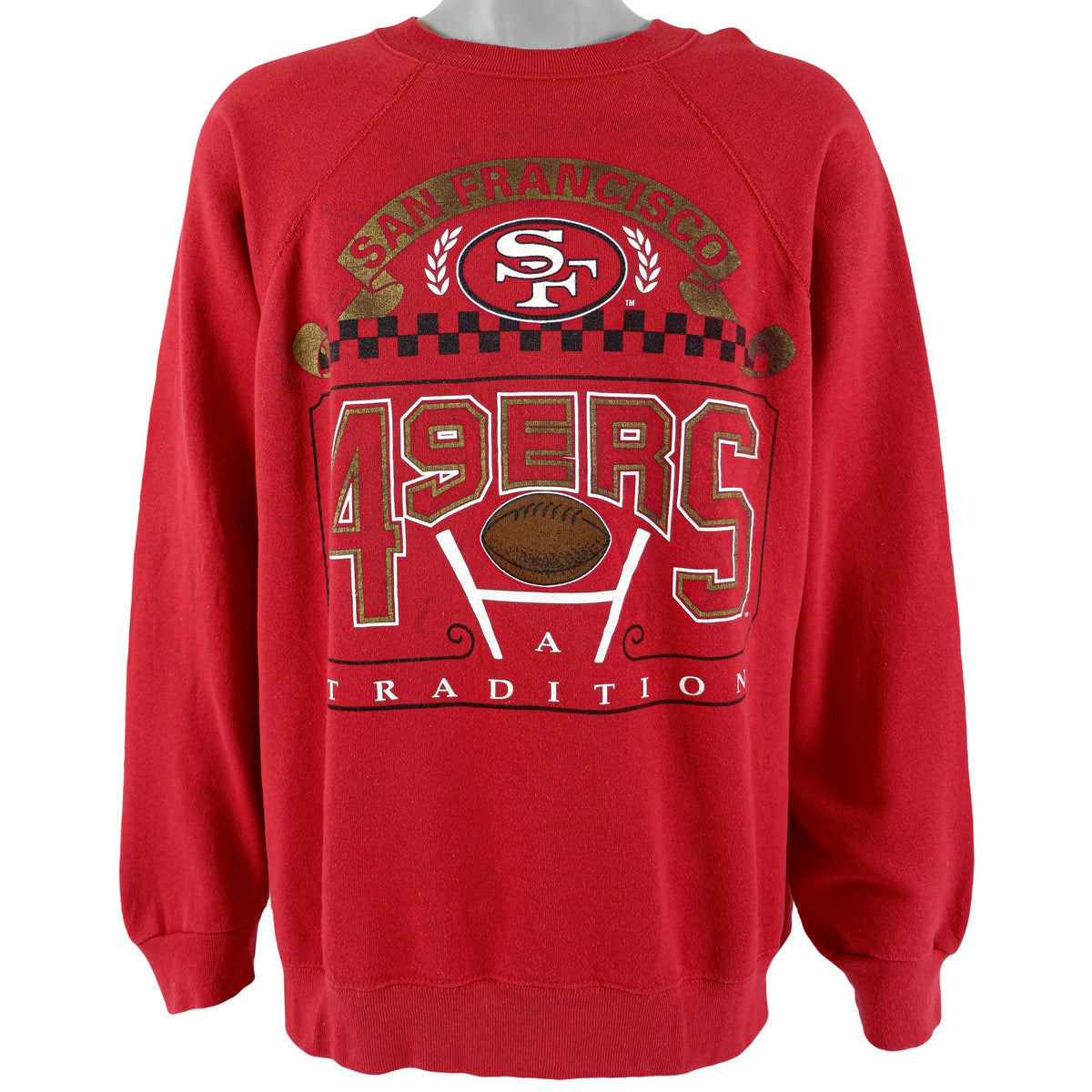 NFL (Jostens) - San Francisco 49ers Crew Neck Sweatshirt 1990s XX-Large