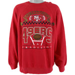 NFL (Jostens) - San Francisco 49ers Crew Neck Sweatshirt 1990s XX-Large