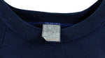 Guess - Dark Blue Spell-Out Crew Neck Sweatshirt Large Vintage Retro