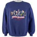 Looney Tunes - Merrie Melodies Crew Neck Sweatshirt 1990s X-Large Vintage Retro