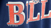 NFL (Tultex) - Buffalo Bills Spell-Out Sweatshirt 1991 Large Vintage Retro Football
