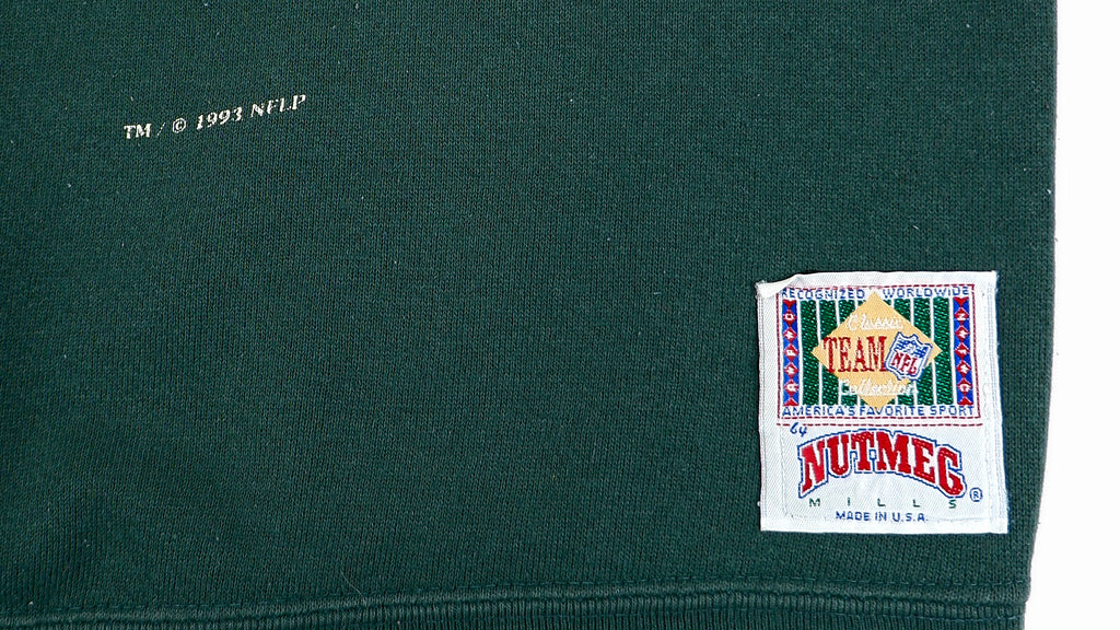 NFL (Nutmeg) - Green Bay Packers Spell-Out Sweatshirt 1993 Large Vintage Retro Football