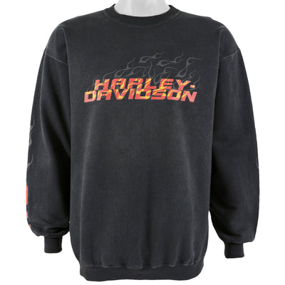 Harley Davidson - West End, Wisconsin Crew Neck Sweatshirt 1990s Medium