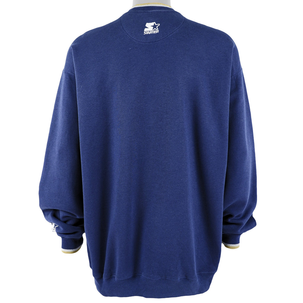Starter - Notre Dame Fighting Irish Sweatshirt 1990s X-Large Vintage Retro Football College