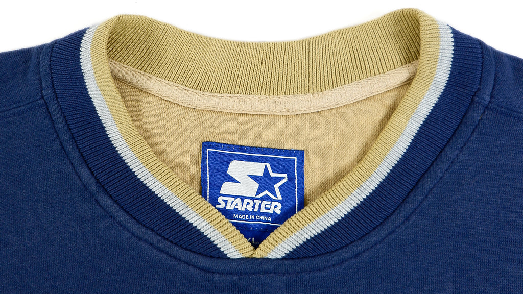 Starter - Notre Dame Fighting Irish Sweatshirt 1990s X-Large Vintage Retro Football College