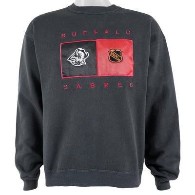 NHL (USA) - Buffalo Sabres Crew Neck Sweatshirt 1990s Large