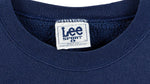 NFL (Lee) - Blue Buffalo Bills Crew Neck Sweatshirt 1990s Large Vintage Retro Football