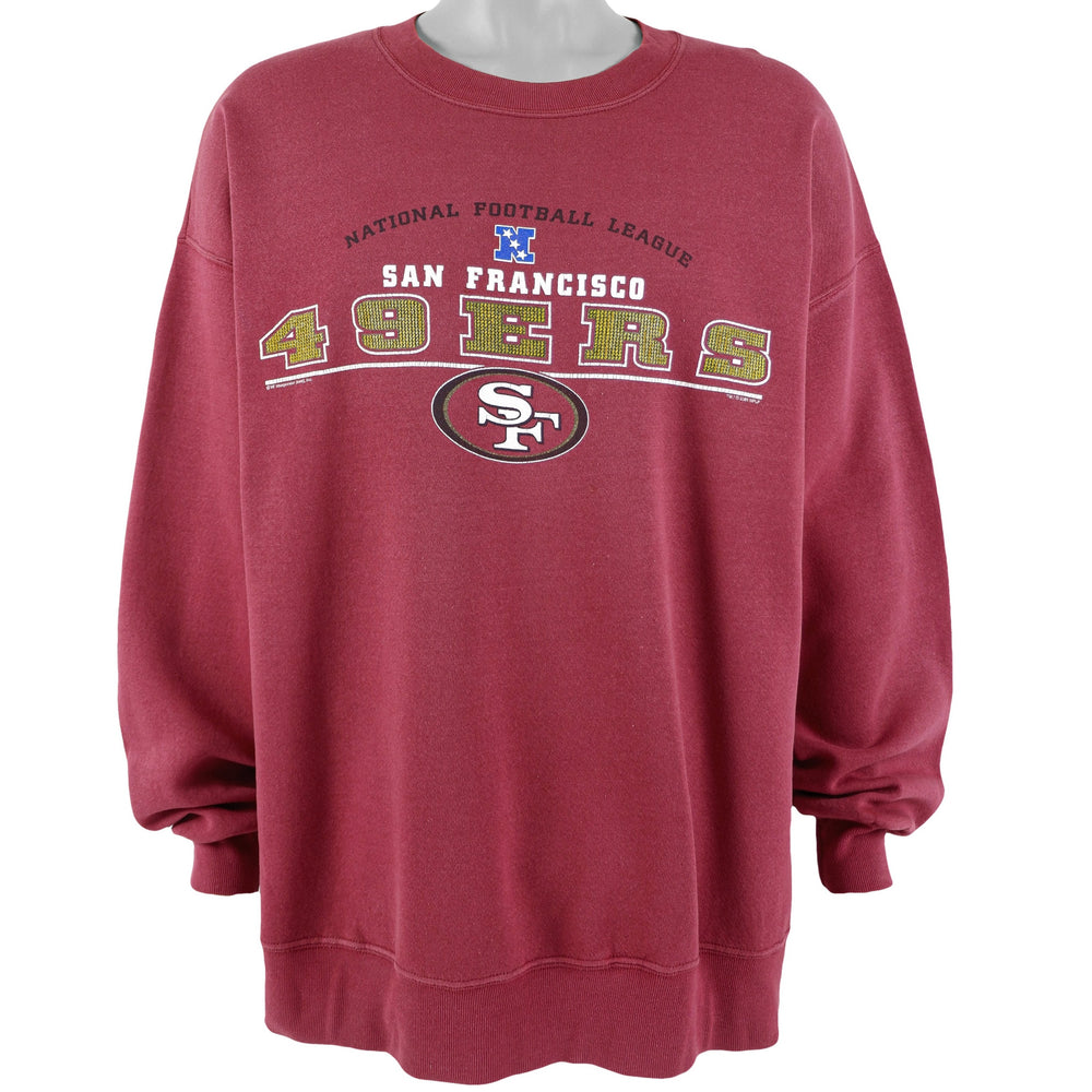 NFL (Lee) - San Francisco 49ers Crew Neck Sweatshirt 1990s XX-Large Vintage Retro Football