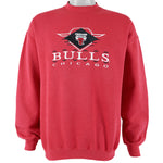 NBA (Logo 7) - Chicago Bulls Crew Neck Sweatshirt 1990s Large Vintage Retro Basketball