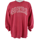 NFL (Galt Sand) - San Francisco 49ers Spell-Out Sweatshirt 1990s X-Large Vintage Retro Football
