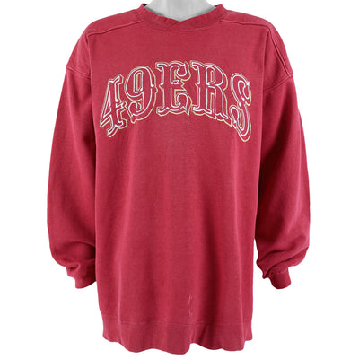 NFL (Galt Sand) - San Francisco 49ers Crew Neck Sweatshirt 1990s X-Large