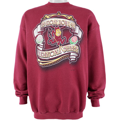 NCAA (Logo 7) - Rose Bowl, Arizona State Sun Devils Crew Neck Sweatshirt 1997 X-Large