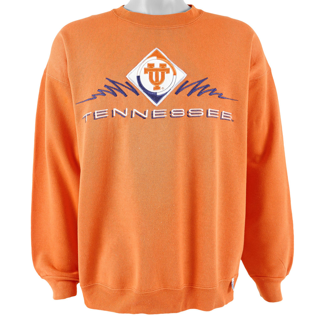 NCAA (Logo 7) - University of Tennessee Crew Neck Sweatshirt 1990s X-Large Vintage Retro College
