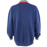 Starter - Cleveland Indians V-Neck Sweatshirt 1990s Large Vintage Retro Baseball