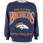 NFL (CSA) - Denver Broncos Spell-Out Sweatshirt 1999 Medium Vintage Retro Football