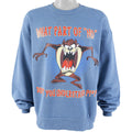 Looney Tunes - Taz Crew Neck Sweatshirt 1996 X-Large Vintage Retro